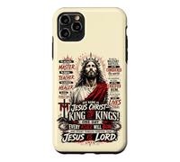 His Name Is Jesus Christ King of Kings Faith-Based Art Case for iPhone 11 Pro Max