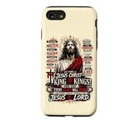 His Name Is Jesus Christ King of Kings Faith-Based Art Case for iPhone SE (2020) / 7/8