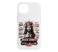 His Name is Jesus Christ - King of Kings Faith Design Case for iPhone 14 Plus