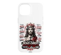His Name is Jesus Christ - King of Kings Faith Design Case for iPhone 15
