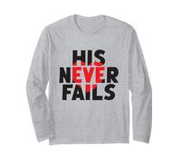 HIS Never Fails God's Unfailing Love Promise Long Sleeve T-Shirt