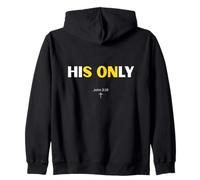 His only Son Christian design. Zip Hoodie