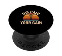 His Pain Your Gain Jesus Sacrifice Inspiration --- PopSockets Adhesive PopGrip