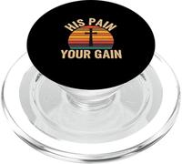 His Pain Your Gain Jesus Sacrifice Inspiration --- PopSockets PopGrip for MagSafe