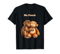 His Punch Cute Monkey Plush Matching Couple Tee T-Shirt