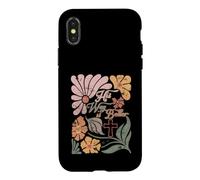 His Way Is Better Christian Boho Floral Bible Verse Faith Case for iPhone X/XS