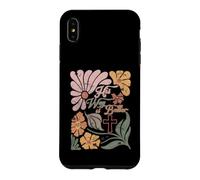His Way Is Better Christian Boho Floral Bible Verse Faith Case for iPhone XS Max