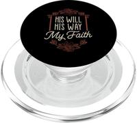 His Will His Way My Faith PopSockets PopGrip for MagSafe