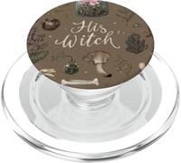 His Witch Her Warlock Witchcraft Couple Occult Magick PopSockets PopGrip for MagSafe