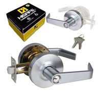 HISAFE Keyed Entry Commercial Door Lock for Office Heavy Duty Grade 2 Lever