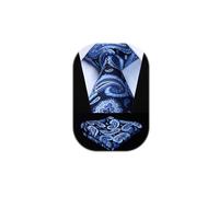HISDERN 63 Inch Mens Ties Extra Long Tie and Pocket Square | 160cm Length，Various Types of Knotted Neckties，Perfect for Big and Tall，Necktie and Handkerchief，Formal，Wedding，Business，XL