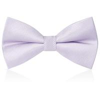 HISDERN Lilac Bow Ties for Men Pre-Tied Bow Tie Adjustable Formal Mens Bowtie Wedding Party