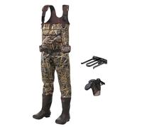 HISEA Unisex fishing waders luggage messenger bag, Next Camo Evo(s), US Size Men 13