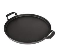 Hisencn 7421 Gourmet BBQ System Griddle for Weber Original Kettle Premium 22 1/2 inch Charcoal Grill, Round Cast Iron Pan for 22.5'' Smokers, 57cm Performer Premium Grill, Diameter 30.5 cm
