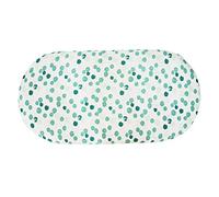 Hiseng Baby Crib Fitted Sheets, Microfiber Cot Mattress Bassinet Sheets Mattress Protector Nursery Bedding for Boys and Girls, Soft Breathable Durable - Cartoon Animal Fruit (Green,82x41cm)