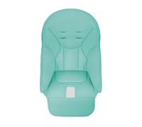 Hiseng Baby Dining Chair Cover PU Leather Baby High Chair Cover, Baby High Chair Cushion Cover Universal Comfortable Padding Seat Cover Solid Color for Kids Children Boys Girls (One Size,Turquoise)
