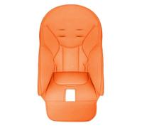 Hiseng Baby Dining Chair Cover PU Leather Baby High Chair Cover, Solid Color Baby High Chair Cushion Cover Universal Comfortable Padding Seat Cover for Kids Children Boys Girls (40x83cm,Orange)