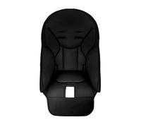 Hiseng Baby Dining Chair Cover PU Leather Baby High Chair Cover, Solid Color Baby High Chair Cushion Cover Universal Comfortable Padding Seat Cover for Kids Children Boys Girls (40x83cm,Black)