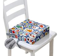 Hiseng Baby Toddler Booster Seat Cushion for Dining Chair, Creative Christmas Kids High Chair Heightening Cushion Feeding Seat Travel Portable Dining Chairs Pad (Crystal Ball,16x16x4 in)