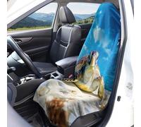 Hiseng Car Seat Cover Sweat Towel, 3D Sea Turtle - Reusable Microfiber Absorbent Towel Carseat Protector Universal Car Seat Covers for Post Gym Workout Running Beach Hiking (Style 6,1)