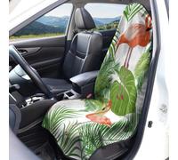 Hiseng Car Seat Cover Towel Protector Front Seats (Flamingo 12,1 pc)
