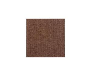 Hiseng Carpet Tiles Self Adhesive 30x30cm - 10/20/30 Pcs Carpet Floor Tiles Hardwearing Non-Slip Carpet Tiles Rugs Easy to Peel and Stick Flooring Covering for Living Room, Bedroom (30pc,Brown)