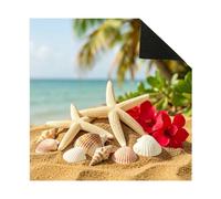 Hiseng Mahjong Mat for Table (Seashore8,80x80cm)