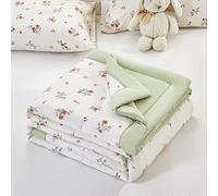 Hiseng Quilt Double Single, Lightweight Coverless Duvet 4.5 Tog Quilted Comforter for All Seasons, Reversible and Machine Washable 3D (Hawthorn Red,180x200cm)