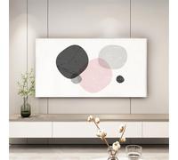 Hiseng TV Protector Cover, Dust TV Screen Monitor Screen Cover All-Inclusive Elastic Dust-Proof TV/PC Display Protector Indoor Living Room Decoration Dust Cover (Nordic,55-65 inches)