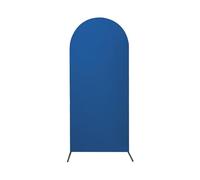 Hiseng Wedding Arch Cover Backdrop,White Spandex Fitted Arch Cover for Top Backdrop Stand Covers for Wedding Party Baby Shower Birthday Decoration (Royal blue,5ft(150x65cm))