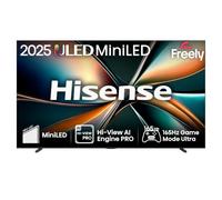 Hisense 100" 100U7QTUK MiniLED QLED 165Hz AI TV - Hi-View Engine, Game Mode Ultra, 2.1 Channel, Dolby Atmos, Quantum Dot Colour, Anti-Reflection with Freely, Disney +, YouTube, Netflix