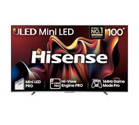 Hisense 100 Inch 144Hz MiniLED Smart TV 100U7NQTUK - Quantum Dot Colour, Dolby Vision IQ & Atmos, iMax Enhanced, Built-in Subwoofer and Vidaa OS with Freely, Youtube, Netflix and Disney+ (2024 Model)