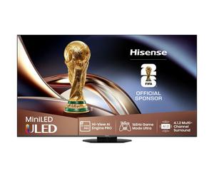 Hisense 100U8Q 100" ULED MiniLED Smart TV 4K 165 Hz