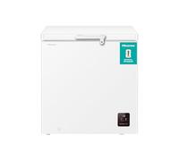 Hisense 198L Chest Freezer, Freestanding Freezer with Lockable Lid, Counterbalanced Top Lid, 24 Hour Power Failure Safe, FC200N1AWE1, White
