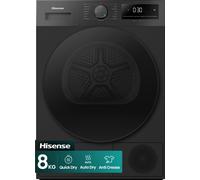 Hisense 1i Series DH1I800UBEEA 8Kg Heat Pump Tumble Dryer - Black Black