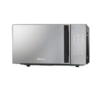 Hisense 700 Watts 20 Litre Black Digital Solo Microwave Oven With 800W Grill H20MOMBS4HGUK Automatic Defrost, 9 Auto Cook Menus, Clock & Timer, Easy Clean
