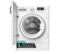 Hisense 3 Series WF3M741BWI Intergrated 7 KG Front Load Washing Machine - Durable Inverter | Quick Wash Baby Care | Wool - 14 Washing Programs 1400 RPM White- Energy Rating A