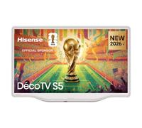 Hisense 32S5QTUK 32 inch QLED Full HD HDR Smart TV with Freely, White