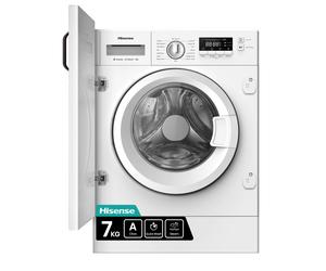Hisense 3S Series 7kg 1400rpm Integrated Washing Machine - White