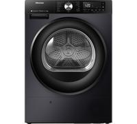 HISENSE 3S Series DH3S802BB3 WiFi-enabled 8 kg Heat Pump Tumble Dryer - Black, Black