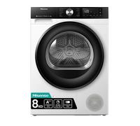 Hisense 3S Series DH3S802BW3 WiFi-enabled 8kg Heat Pump Tumble Dryer - White