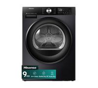 Hisense 3S Series DH3S902BBCC 9kg Heat Pump Black Tumble Dryer