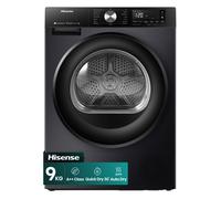 Hisense 3S Series 9kg Heat Pump Tumble Dryer - Black DH3S902BBCC [EEK: C]
