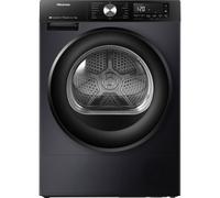 Hisense 3S Series DH3S902BBCC Wifi Connected 9Kg Heat Pump Tumble Dryer - Black Black