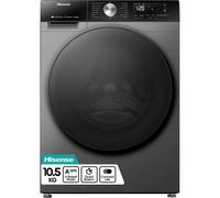 Hisense 3S Series WF3S1043BT3 10.5kg WiFi Connected Washing Machine with 1400 rpm - Titanium - A Rated