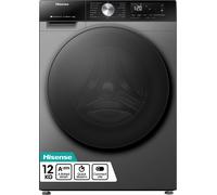 Hisense 3S Series WF3S1243BT3 12kg WiFi Connected Washing Machine with 1400 rpm - Titanium - A Rated, Titanium