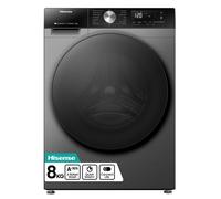 Hisense 3S Series WF3S8043BT3 8kg WiFi Connected Washing Machine with 1400 rpm - Titanium - A Rated