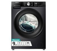 Hisense 3S WiFi Series WF3S9043BB3 9 KG Front Load Washing Machine Durable Inverter, Steam Wash, Quick Wash, 19 Programmes 1400 RPM - Black Energy Rating A