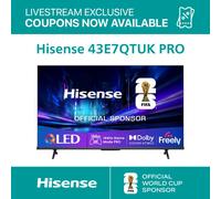 Hisense 43 '' E7Q PRO | Hi-QLED Smart TV 4K 144 Hz - 43E7QTUK PRO [EEK: F]