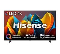 Hisense 43 Inch 4K QLED Smart TV 43E77NQTUK - Quantum Dot Colour, 4K AI Processor, Dolby Vision Atmos, Smooth Motion, Sports Mode, Vidaa OS with Freely, Youtube, Netflix and Disney+ (2024 Model)